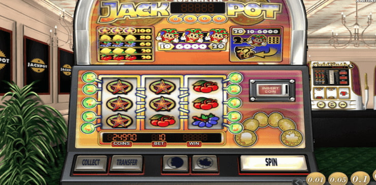 Jackpot 6000 high RTP slot